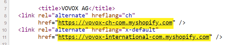 VOVOX - incorrect hreflang tag