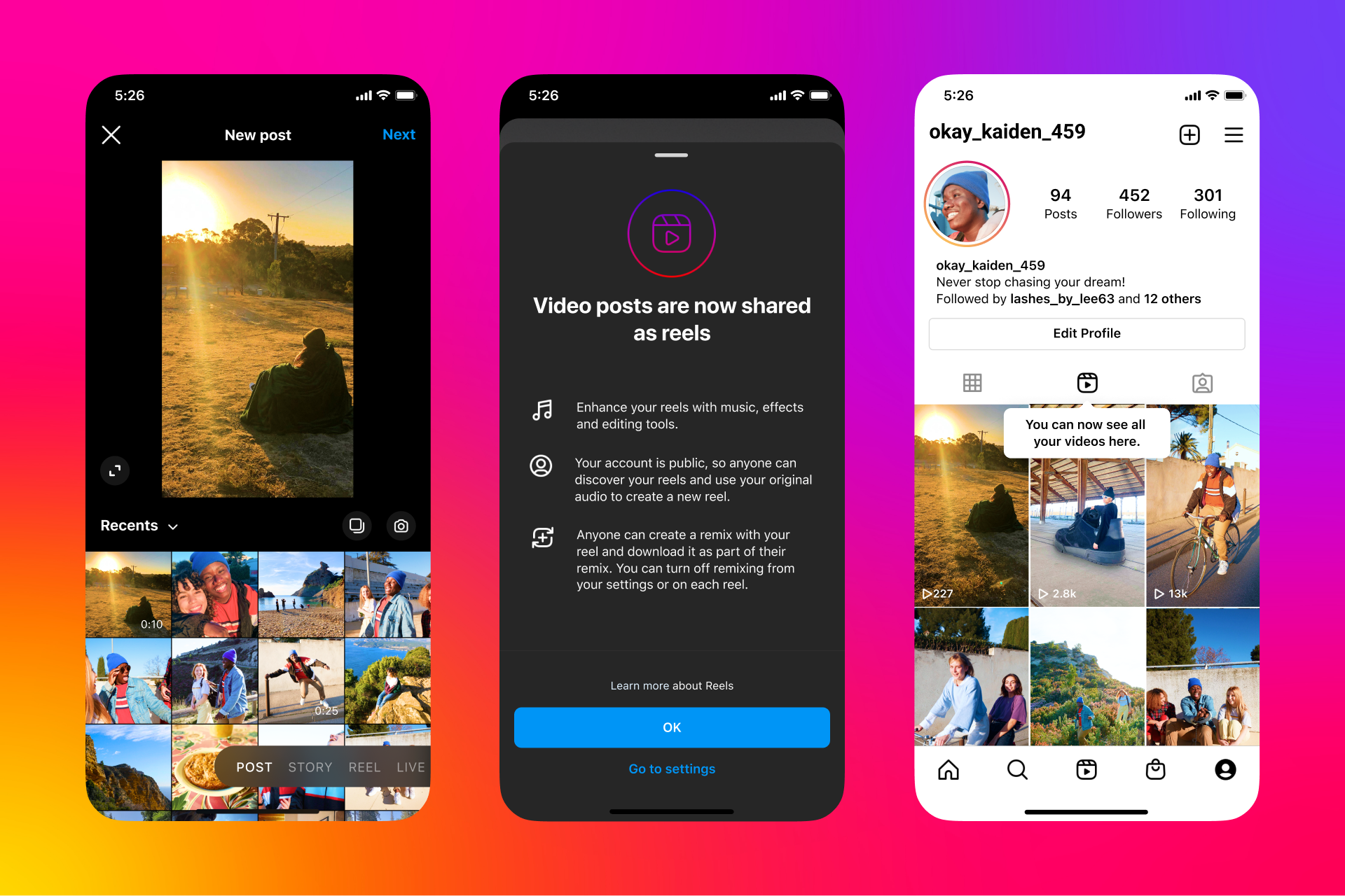 New Instagram Reels Features Include Templates, Boosts, & More