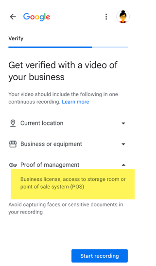 Get verified with video steps