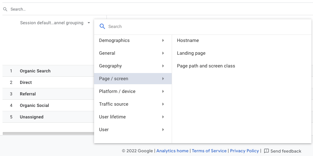 google analytics 4 additional filters