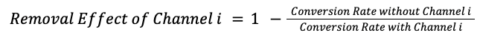 Markov Chain Removel Effect Formula