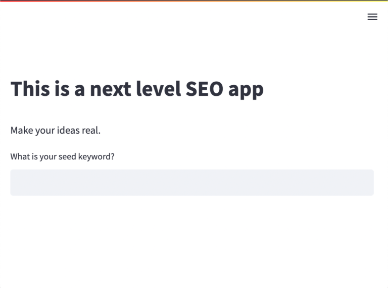 A look at a Streamlit app with a heading, text, and text input