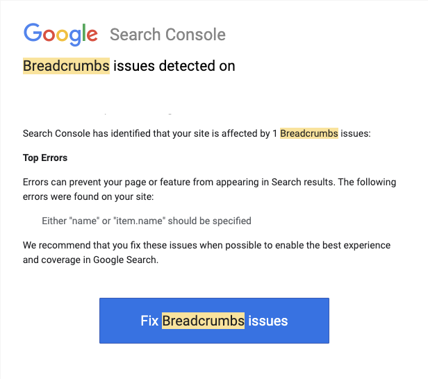 Are Breadcrumbs A Google Ranking Factor?