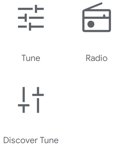 Tune Icons